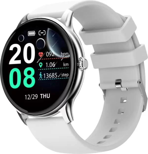 Fire-Boltt Hurricane 1.3 inch Curved Glass Display with 360 Health Training, 100+ Sports Modes Smartwatch