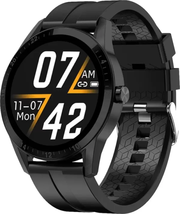 Fire-Boltt Talk 1.28 inch Bluetooth Calling with SpO2, Metal Body & Luxury Design Smartwatch