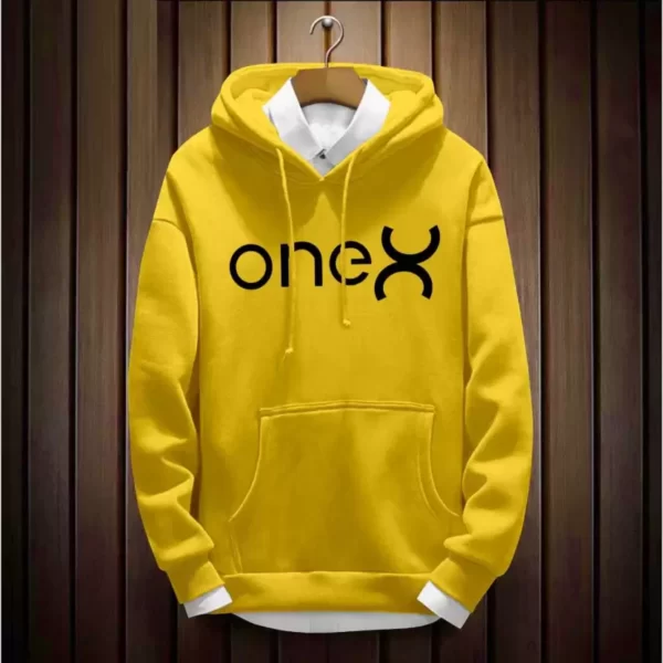 Men Full Sleeve Solid Hooded Sweatshirt 20