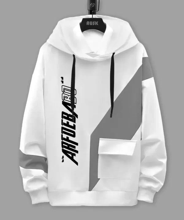 Men Printed Hooded Neck Cotton Blend full T-Shirt