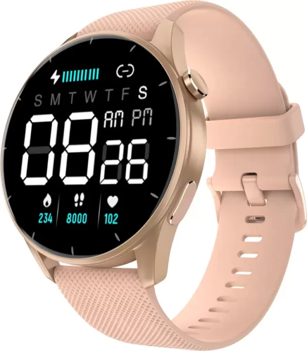 Noise Crew 1.38 inch Display with Bluetooth Calling, Women's Edition, Metallic finish Smartwatch