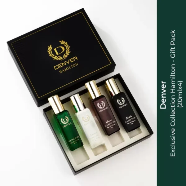 DENVER Hamilton EDP- SRK's Favorite Pack- 20ml x 4 Set - 80ml Parfum