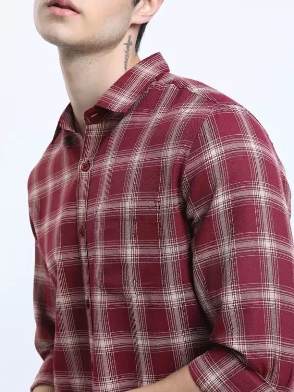Men Slim Fit Collar Casual Shirt for men