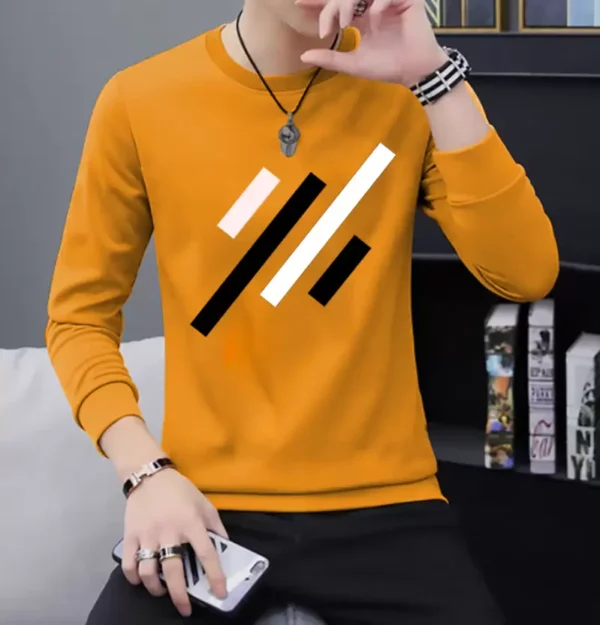 Men Printed Round Neck Pure Cotton Half T-Shirt