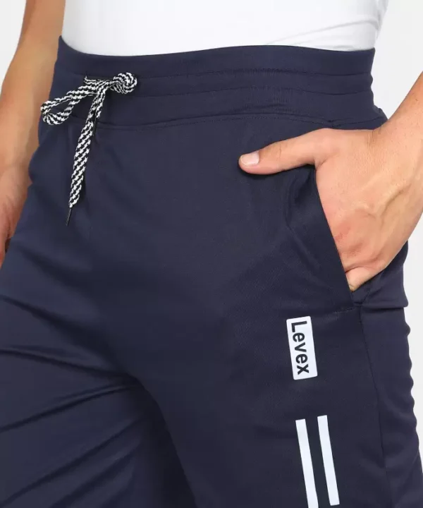 Solid Men Blue Running Shorts half pant