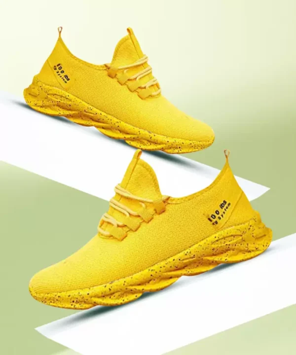 Stylish Comfortable Lightweight, Breathable Black Running shoes Walking Shoes For Men